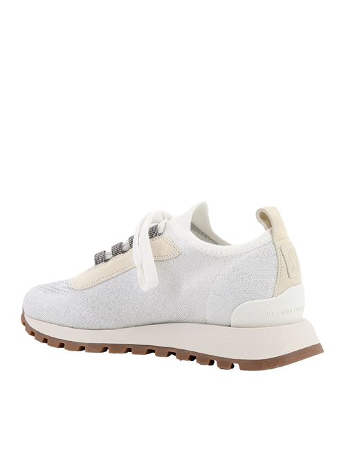 Sneakers in maglia di cotone sparling BRUNELLO CUCINELLI | MZ35G2490C159